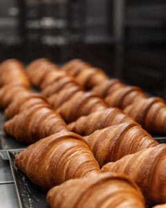 Croissant dengan bentuk cantik dan enak
