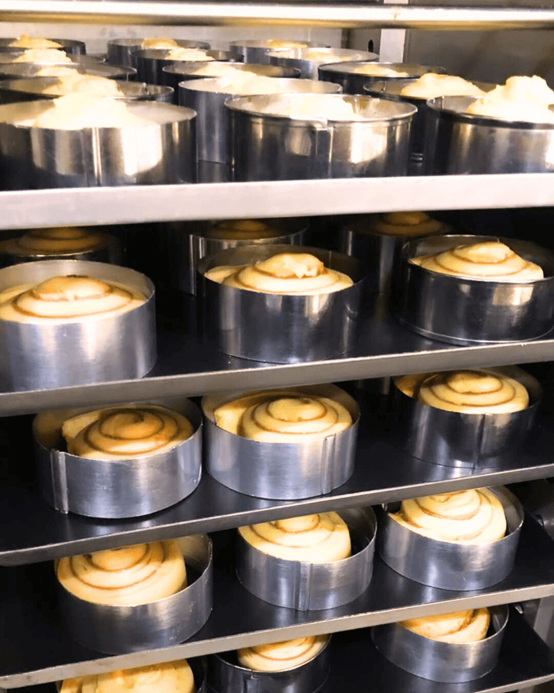 Adonan Pastry Mengembang Saat Proses Proofing