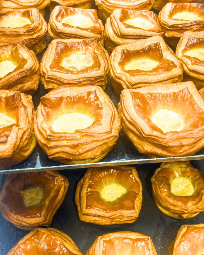 Resting Japanese Cheesecake Pastry